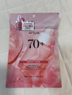 Anua PEACH 70+ NIACIN SERUM MASK 7枚入のサムネイル