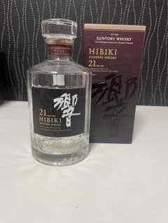 【空瓶・箱付】響 HIBIKI 21年 ウイスキー 700ml ①のサムネイル