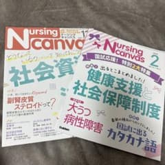 NursingCanvas2022年12月号、2025年2月号のサムネイル
