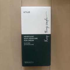 anua HEARTLEAF SILKY MOISTURE SUN CREAMのサムネイル