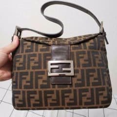 FENDI フェンディ マンマバケットショルダーバッグ ハンドバッグ ズッカ柄のサムネイル
