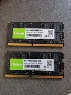 Hanye DDR4メモリ 16GB×2 32GB Hanye DDR4 32GB(16x2) 2666MHz メモリ - メルカリ