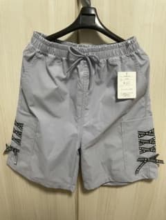 【新品未使用】西松屋　キッズ ショートパンツ 150cm ブルー系　ナイロン