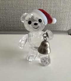 スワロフスキー クリスマスベア 置物 - メルカリ