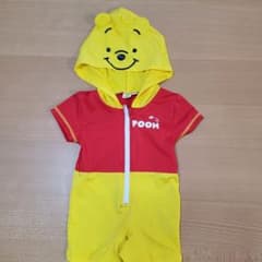 80センチ　ベビー水着　くまのプーさん　なりきりのサムネイル