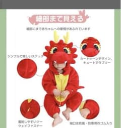 辰　龍　着ぐるみ　年賀状　コスプレのサムネイル