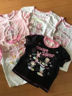 ※値下げ※mezzo pianoメゾピアノ＊Ｔシャツ5枚組 130㎝のサムネイル