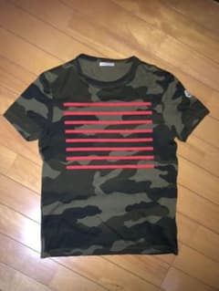 モンクレール　MONCLER ラインデザイン迷彩カモTシャツ(XS/カーキ)のサムネイル