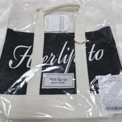 Herlipto mini tote ルミネ限定トートバッグ Black 黒 - メルカリ