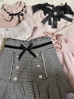 Ank Rouge  LIZ LISA ニットトップス ミニスカート まとめ売りのサムネイル