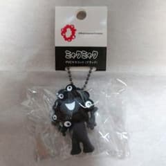 黒ミャクミャク PVC マスコット ボールチェーン 立体 キーホルダー A