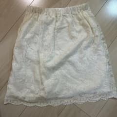アイボリー レース タイトスカートのサムネイル