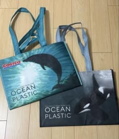 Costco エコバッグ イルカ シャチ 2点セットのサムネイル