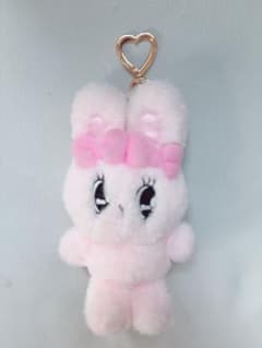 うさぎ ぬいぐるみ マスコット ピンクのサムネイル