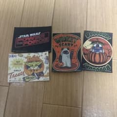 스타워즈 할로윈 스티커 4장 SW