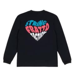frattoオリジナル　　ロングTシャツ　ハート　ブラックのサムネイル