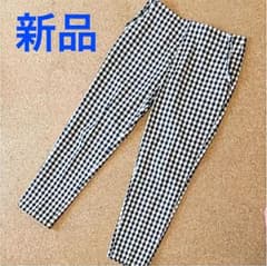 【新品】アメリカンホリック*ギンガムチェック フリルテーパードパンツ*のサムネイル
