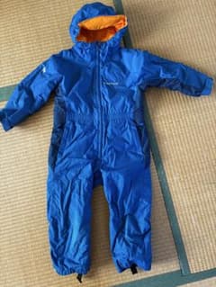 mont-bell 子供用ジャンプスーツ 110 青のサムネイル