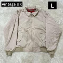 ヴィンテージUK ハリントンジャケット RELCO 英国製 タータン裏地