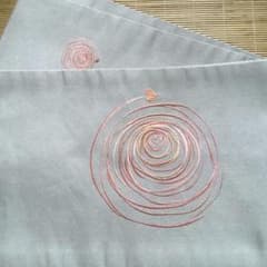 ツモリチサト　グレー 袋帯 渦巻き刺繍 ツモリチサト グレー 袋帯 渦巻き刺繍 - メルカリ