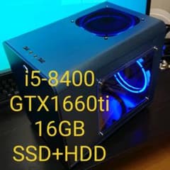 値下げ！i5-8400 GTX1660ti 16GB SSD ゲーミングPCのサムネイル