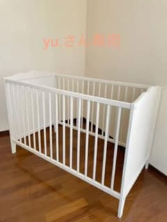 最終価格●SALE●HENSVIK  ベビーベッド　他VYSSAマット等4点一式のサムネイル