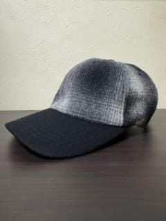 CPH 6 PANEL CAP OMBRE CHECK GRAY&BLACK - メルカリ