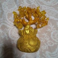 金色の観葉植物風置物金のなる木のサムネイル