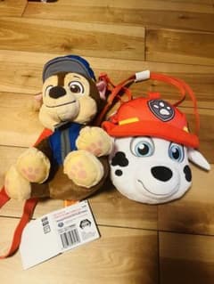 新品　パウ・パトロール ぬいぐるみリュック 2種セット