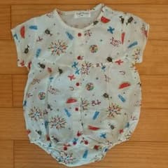 夏柄 ロンパース80cmのサムネイル