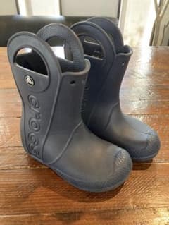 Crocs ネイビー 長靴・レインブーツ　18cmのサムネイル