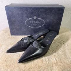 プラダ PRADA 00'S アーカイブ ミュール ヒール 定価16万 プラダ PRADA 00'S アーカイブ ミュール ヒール 定価16万 - メルカリ