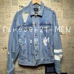 forever21 MEN フォーエバー21 デニムジャケット size M - メルカリ