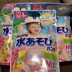 ユニ・チャーム ムーニー水あそびパンツ女の子用 M 3枚のサムネイル