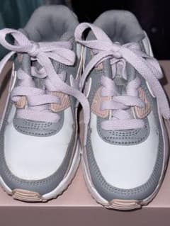 Nike Air Max キッズシューズ ホワイト/グレー/ピンクのサムネイル