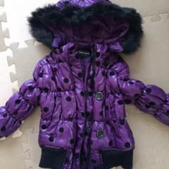 【新品未使用】女の子 ダウン 95のサムネイル