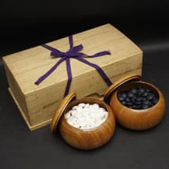 碁石 蛤 38号 那智黒 高級 囲碁 白石 黒石 碁笥付き 桐箱 特大碁石 碁石 蛤 38号 那智黒 高級 囲碁 白石 黒石 碁笥付き 桐箱 特大碁石