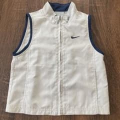 Nike ジッパーベスト ホワイト/ネイビーのサムネイル