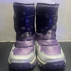 COGA キッズ スノーブーツ パープル 雪柄のサムネイル