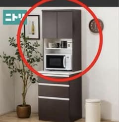 キッチンボード(レジューム 60TF-H DBR/60SL DBR) ニトリ - メルカリ