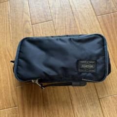 HEAD PORTER ヘッドポーター ダブルファスナー マルチポーチ ネイビー HEAD PORTER ヘッドポーター ダブルファスナー マルチポーチ ネイビー
