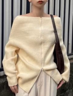 SHEIN FRIFUL Classic オフショルダー ニットのサムネイル
