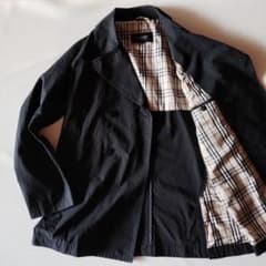 BURBERRYBLACKLabel トレンチコート ショート ノバチェック 黒 - メルカリ