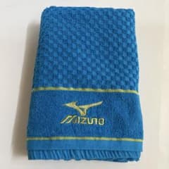 Mizuno 블루 목욕 수건
