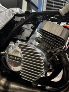 オイルポンプカバー400ss.350ss.250ss.kh250.kh400 - メルカリ