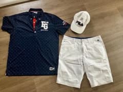 FILA GOLFセット（ポロシャツ、キャップ、ショートパンツ）のサムネイル