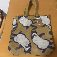 【新品】miaou marché トートバッグ ハチワレ 猫