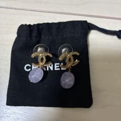 ☆超美品☆シャネルCHANEL ピアス◼️ゴールド、ピンク - メルカリ