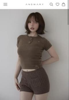 ♡andmary Brenda button knit tops♡のサムネイル
