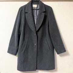 オリーブデオリーブ チェスターコート グレー チャコールグレーのサムネイル